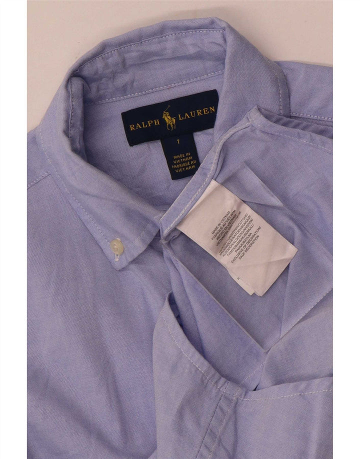 Ralph Lauren Camisa Niño 6-7 Años Azul Algodón