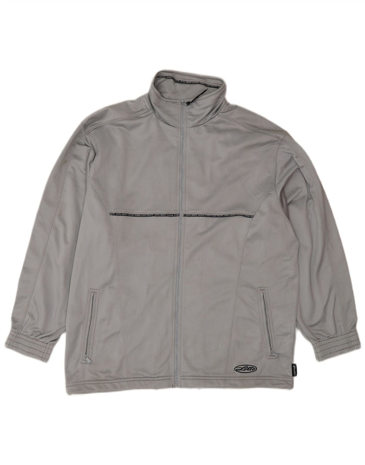 Lotto Chaqueta de chándal extragrande para mujer UK 46 Large Grey Colourblock