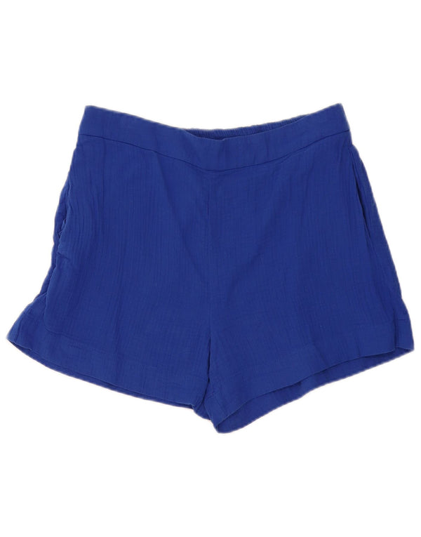 Boden Pantalones cortos casuales para mujer UK 12 Medium W30 Algodón azul