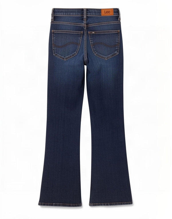 Lee Jeans Acampanados Kicked Flare W26 L26 Algodón Azul