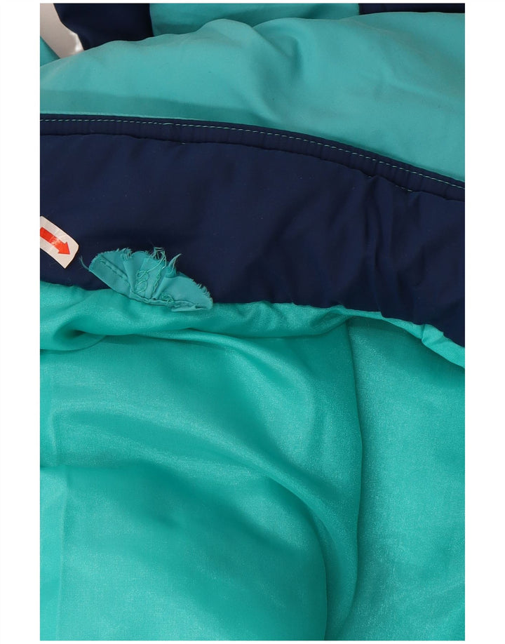 Mono de esquí holgado vintage para hombre IT 46 Poliamida con bloques de color azul pequeño