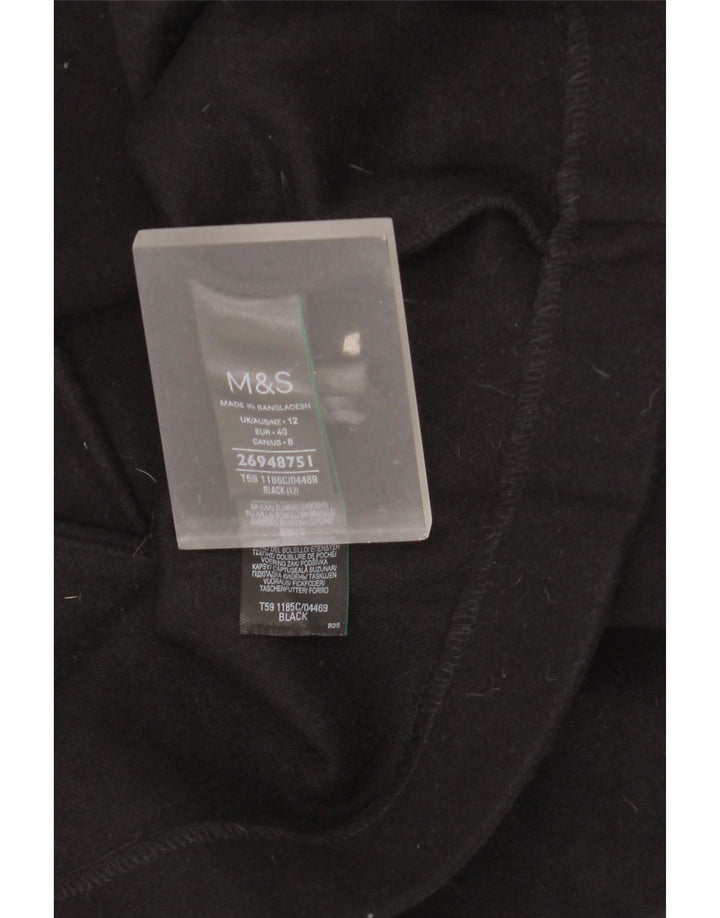 Marks & Spencer Abrigo para mujer UK 40 Mediano Poliéster negro