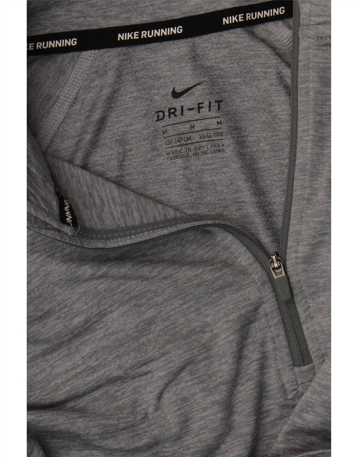 Nike - Chándal Dri Fit para niños, 10-11 años, Gris Medio, Moteado