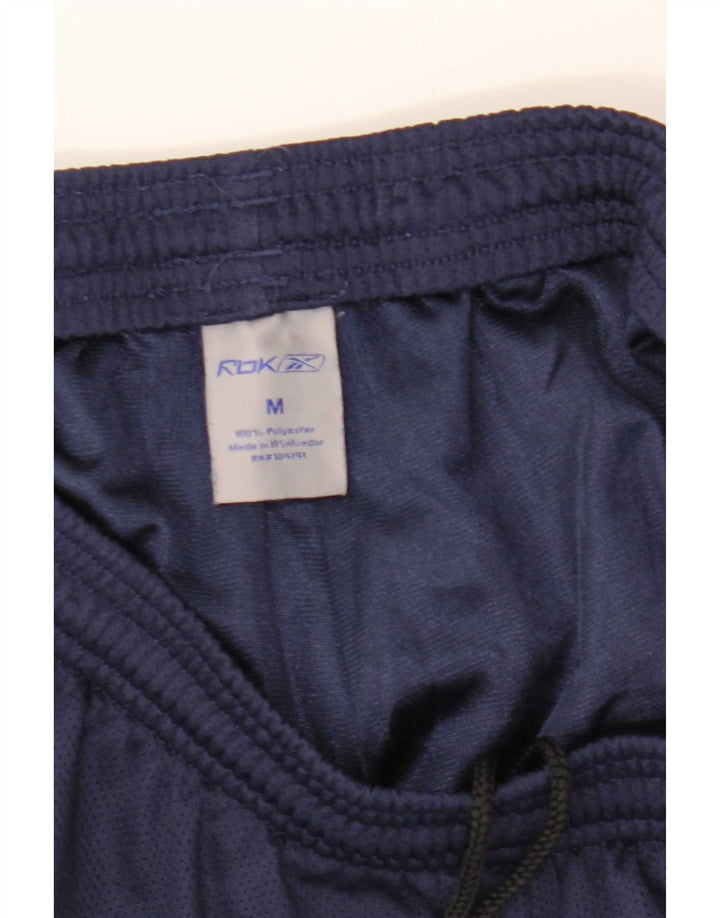 Pantalones cortos deportivos Reebok Hombre Medio Azul marino Poliéster