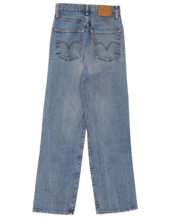 Vaqueros Levi's Mujer De Talle Alto W25 L27 Algodón Azul