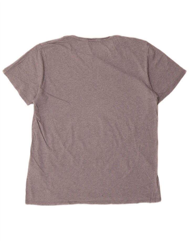 Levi's Camiseta gráfica para hombre Top grande de algodón gris