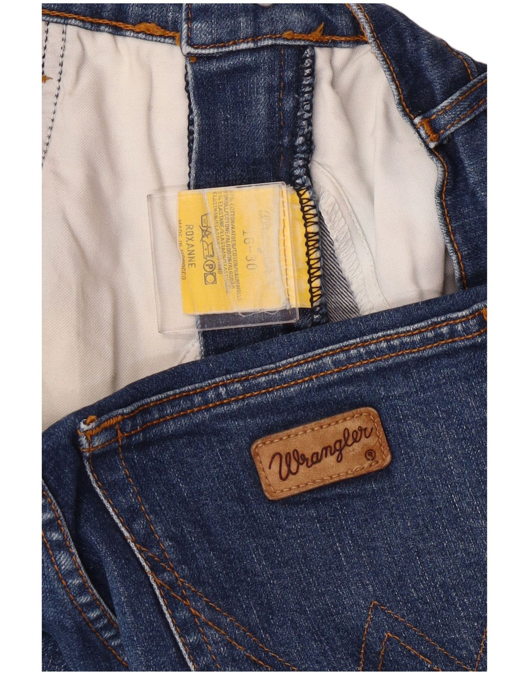 Wrangler Vaqueros Slim para Niños 15-16 Años W30 L30 Algodón Azul