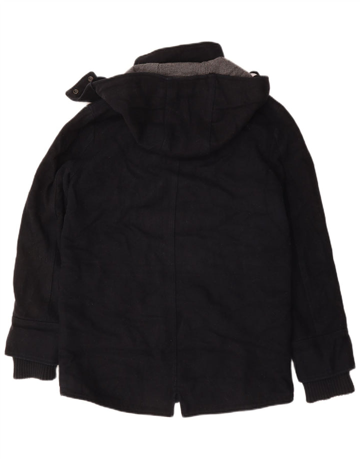 Superdry Parka con capucha para hombre, talla 36, lana azul marino pequeña