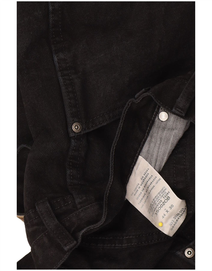 Wrangler Vaqueros rectos para hombre W44 L30 Algodón negro