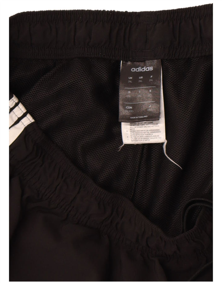 Adidas Pantalones cortos deportivos para hombre 2XL Poliéster negro