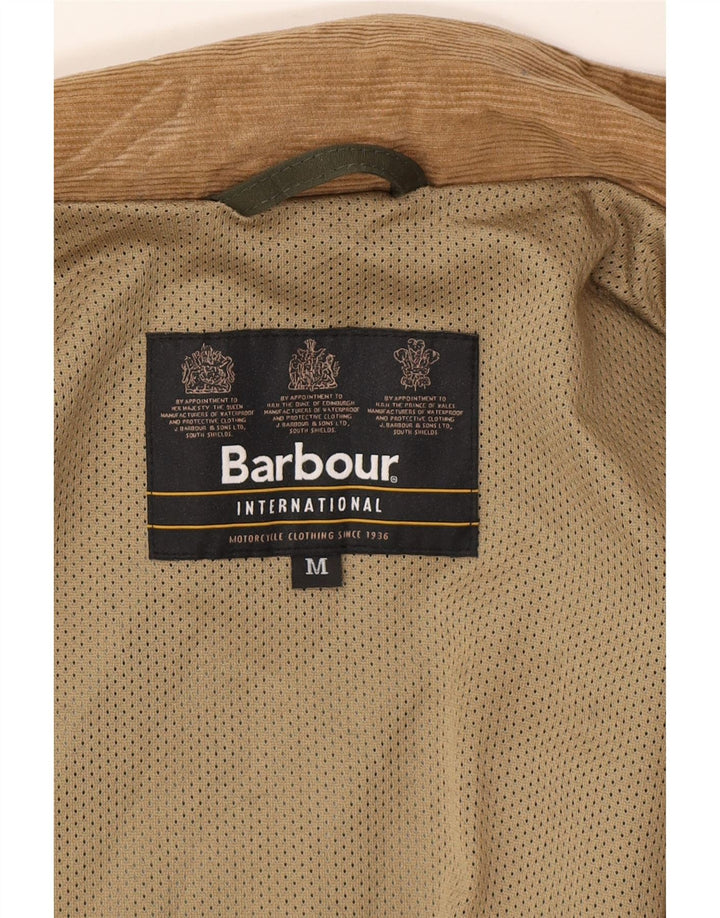 Barbour Chaqueta utilitaria para hombre UK 38 Poliéster caqui medio