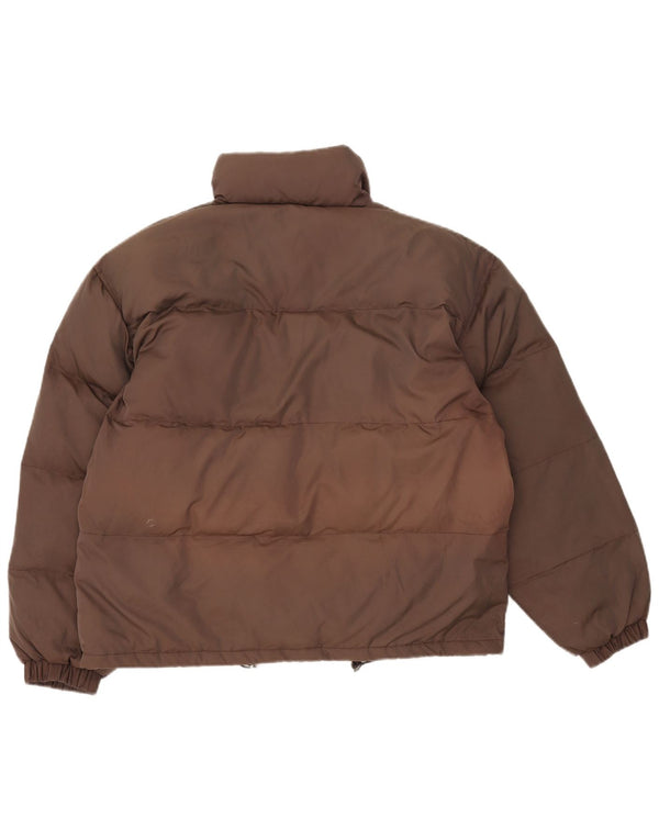 CHAMPION Mens Padded Jacket UK 38 Medium Brown