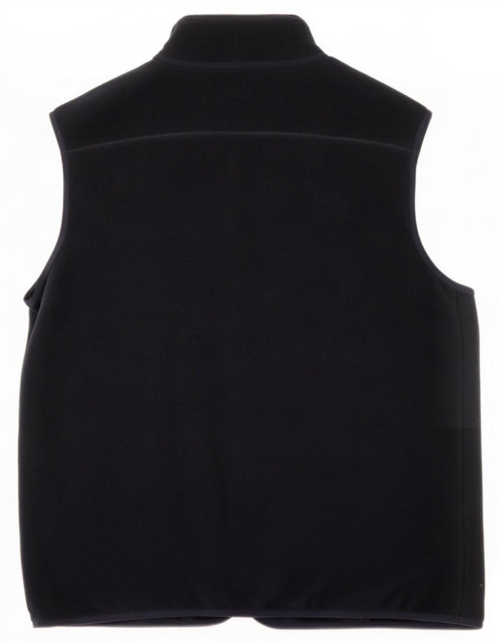 Marks & Spencer Chaleco polar para hombre UK 40 Large Poliéster azul marino