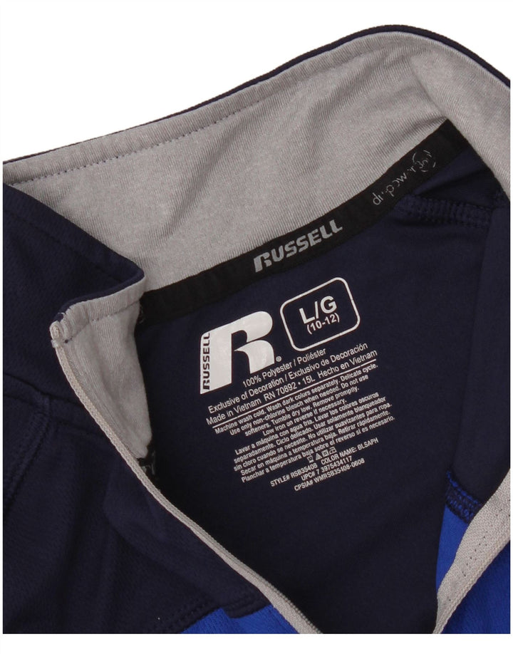 Russell Athletic - Chándal para niño, talla grande, color azul marino, 10-11 años