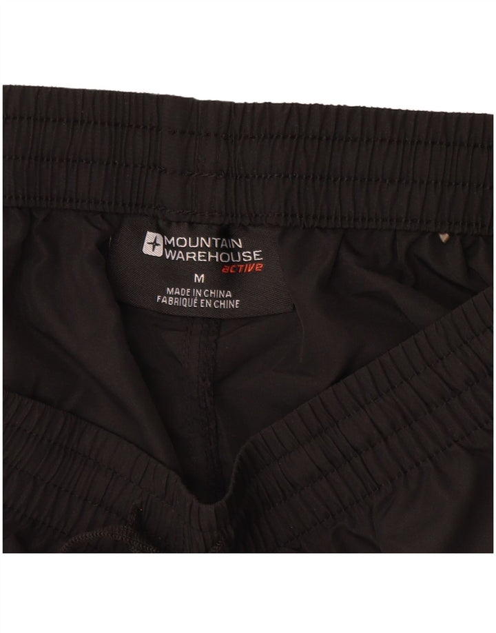 MOUNTAIN WAREHOUSE Pantalones cortos deportivos para hombre Poliéster negro mediano