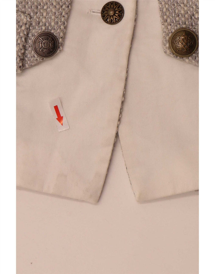 Joe Browns Chaqueta tipo blazer de 3 botones para mujer UK 44 Acrílico gris medio