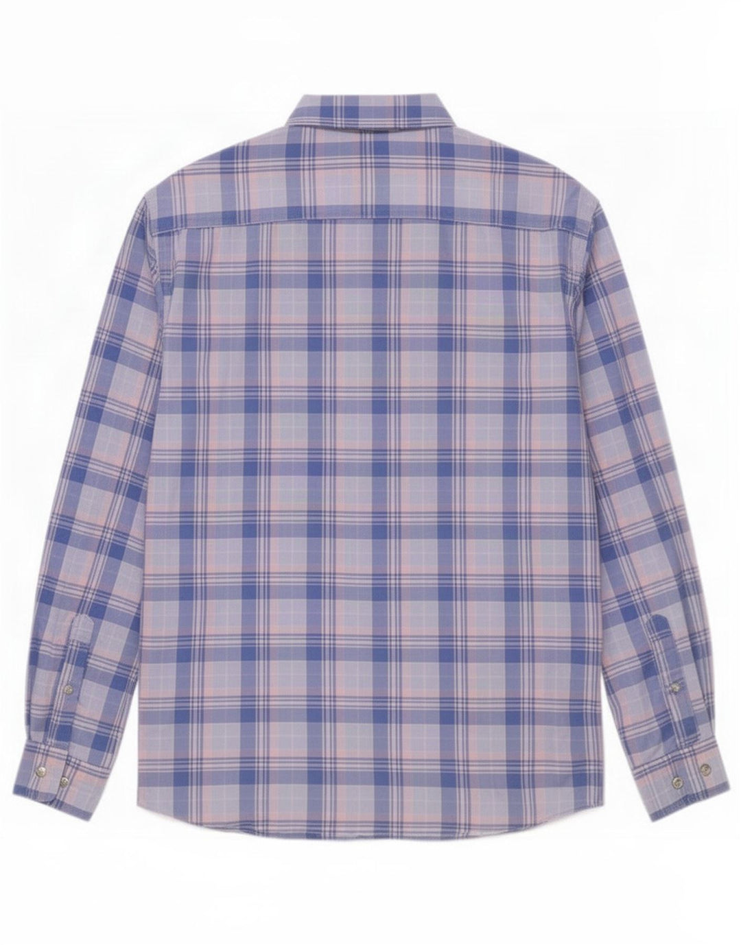 Camisa Gant Regular Fit De Algodón Con Cuadros Azules Grandes