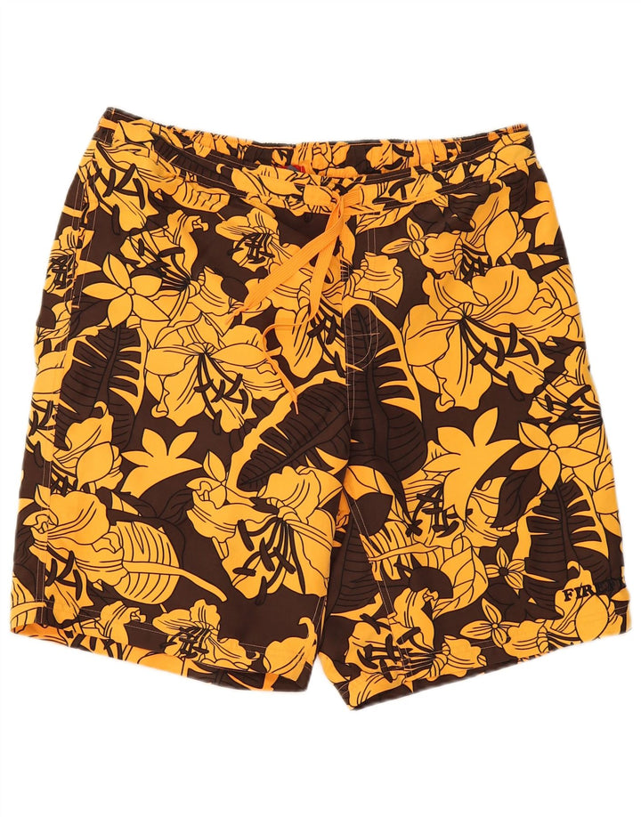Firefly Bañador Hombre Poliéster Floral Marrón Grande