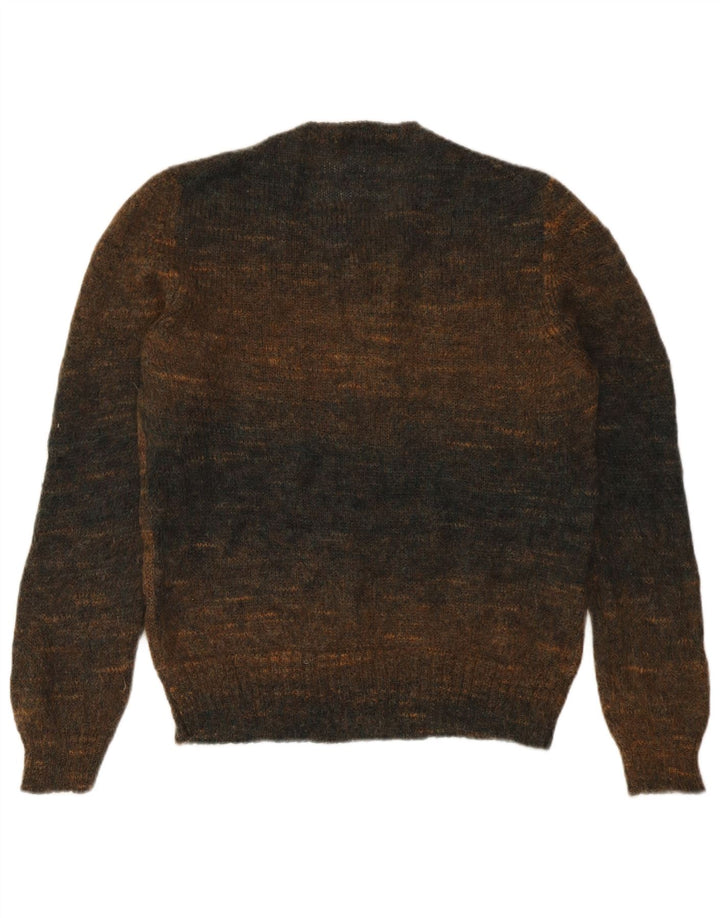 Oris Jersey De Cuello Redondo IT 48 Mohair De Rayas Marrón Medio |