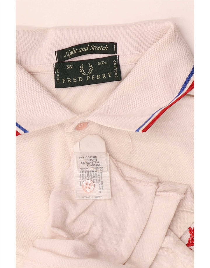 Polo Fred Perry Para Hombre De Algodón A Rayas Blanco Pequeño