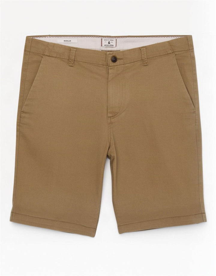 Jack & Jones Hombre Regular Chino Shorts Medium W32 Algodón Caqui