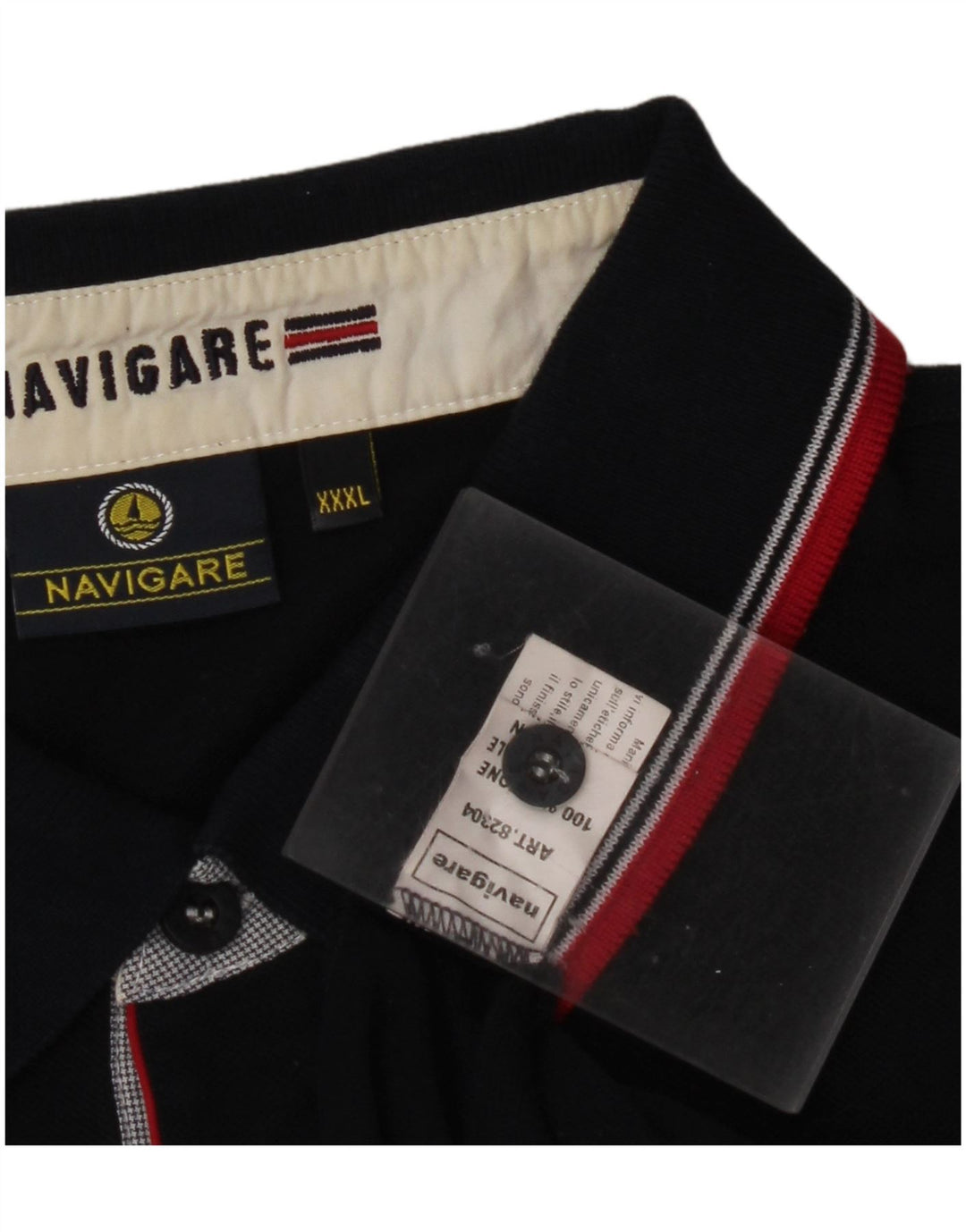 NAVIGARE Polo Hombre 3XL Azul Marino Algodón