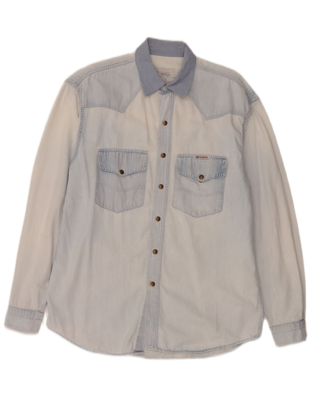 Wampum Camisa Vaquera Azul Medio Hombre