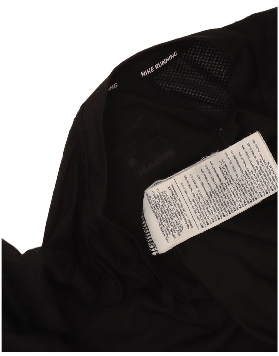 Nike Camiseta para mujer Top UK 12 Medium Negro Poliéster