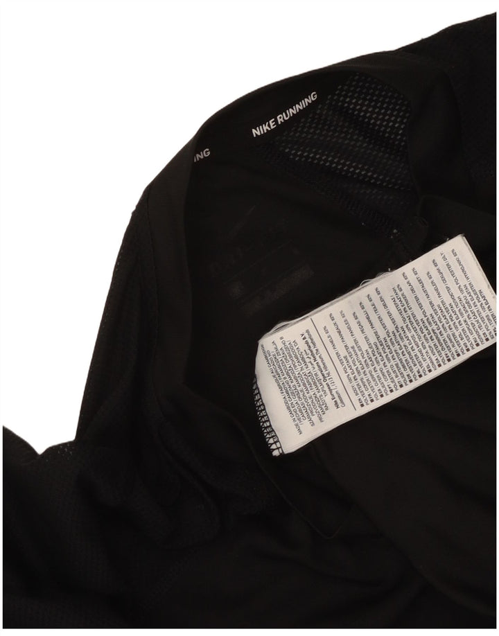 Nike Camiseta para mujer Top UK 12 Medium Negro Poliéster