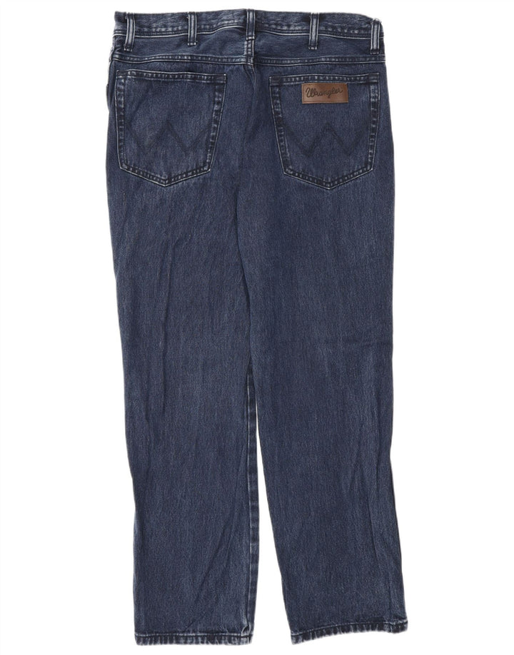 Wrangler Vaqueros Rectos Texas Para Hombre W34 L30 Azul Marino
