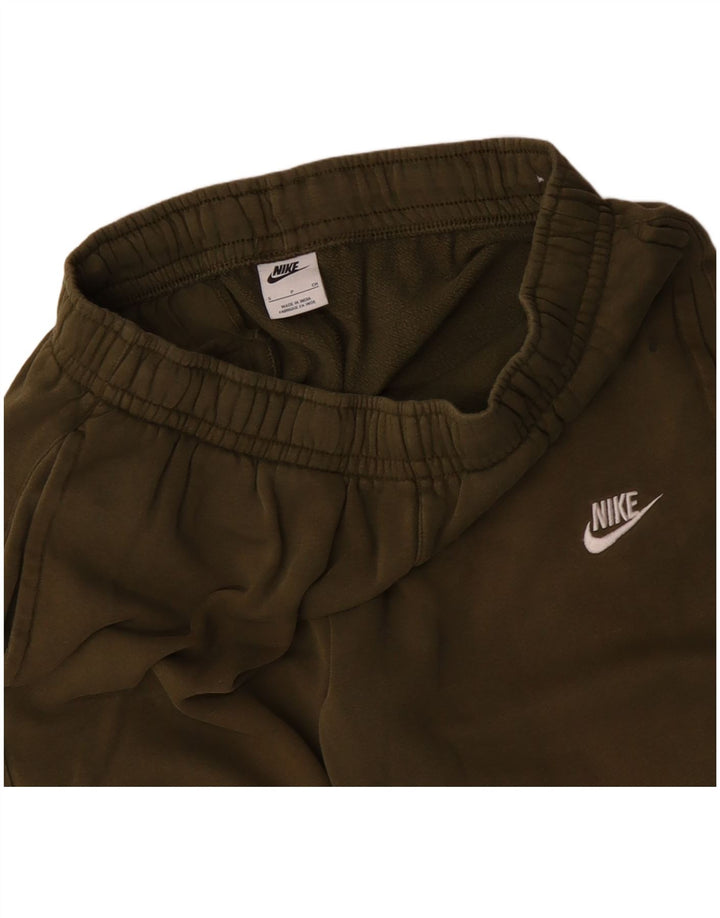 NIKE Hombre Pantalones de Chándal Joggers Small Caqui Algodón
