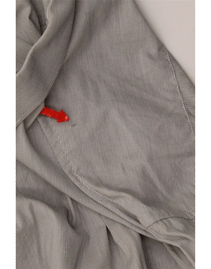 Camisa para hombre French Connection 2XL Algodón gris a rayas