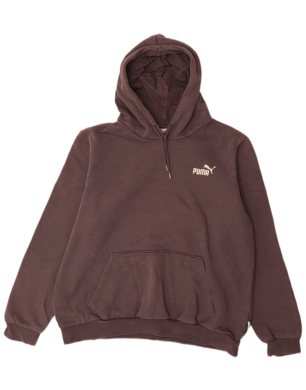 Puma - Sudadera con capucha para mujer, talla 40, XL, algodón gris