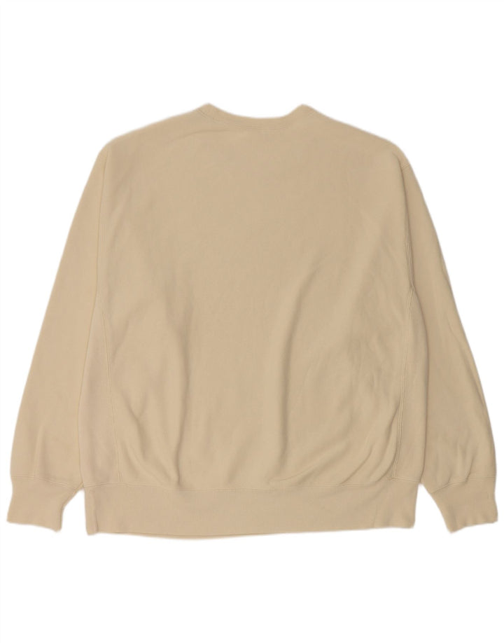 Champion Sudadera Jumper XL Beige Algodón Hombre