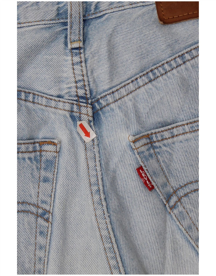 Vaqueros Levi's Mujer Ribcage Rectos W25 L29 Algodón Azul