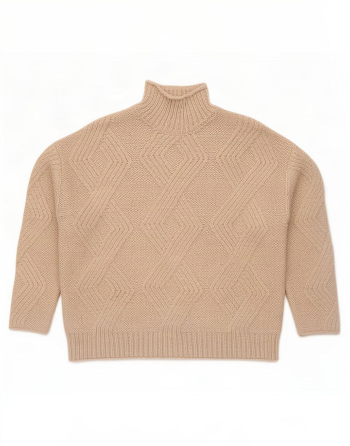 Marks & Spencer Suéter con Cuello Alto para Mujer UK 40 Medium Off White