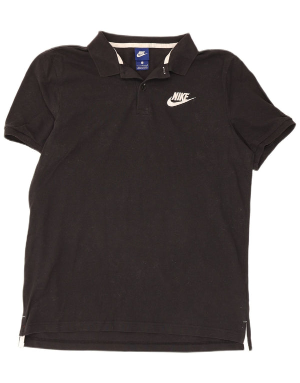Polo Nike Hombre Grande Negro Algodón