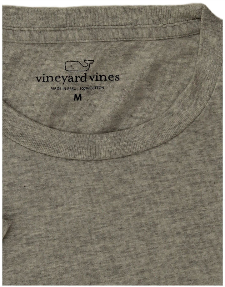 Vineyard Vines Camiseta gráfica para hombre Top Algodón gris medio