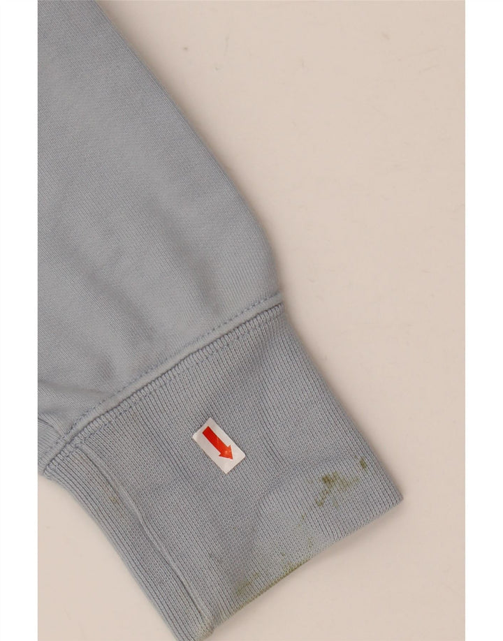 Champion Sudadera Con Estampado Gráfico Jumper De Algodón Azul Medio