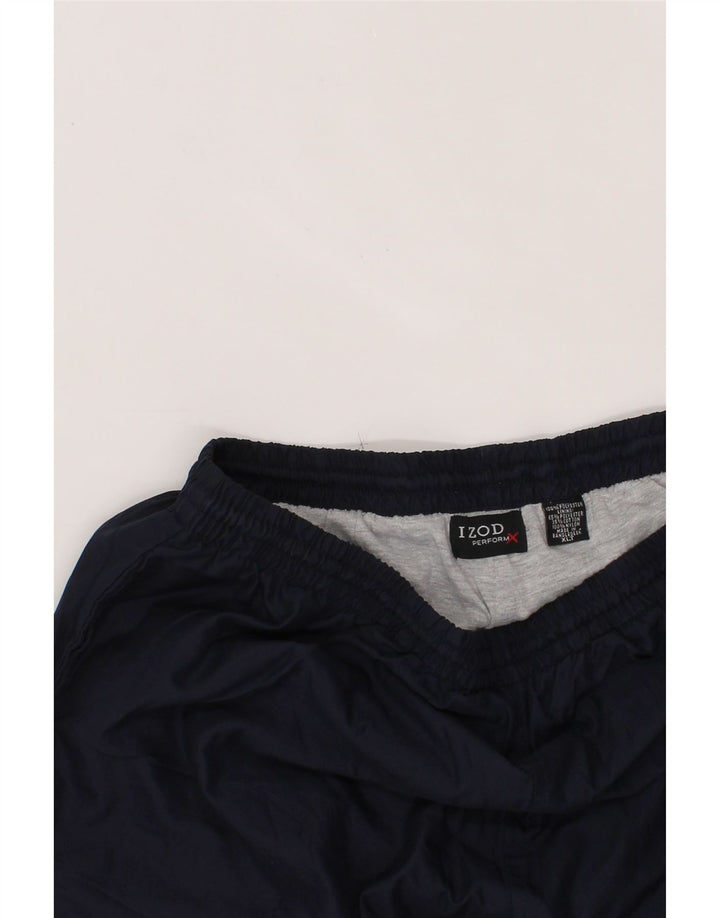IZOD Mens Tracksuit Trousers Joggers XL  Navy Blue Polyester Vintage Izod and Second-Hand Izod from Messina Hembry 
