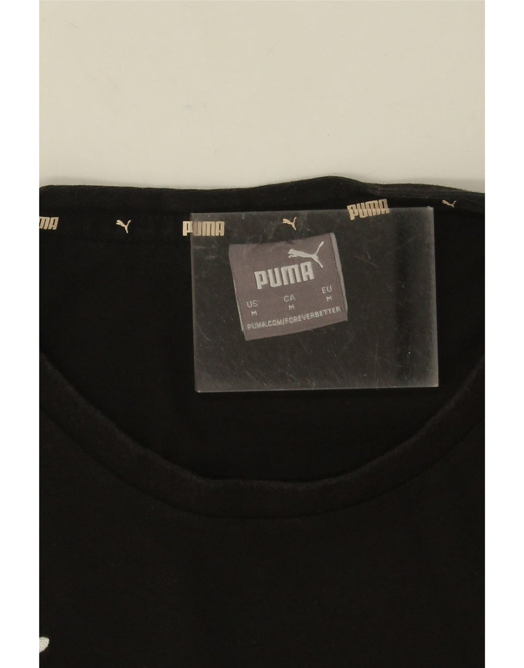 Camiseta Puma Hombre Top Medium Negro Algodón