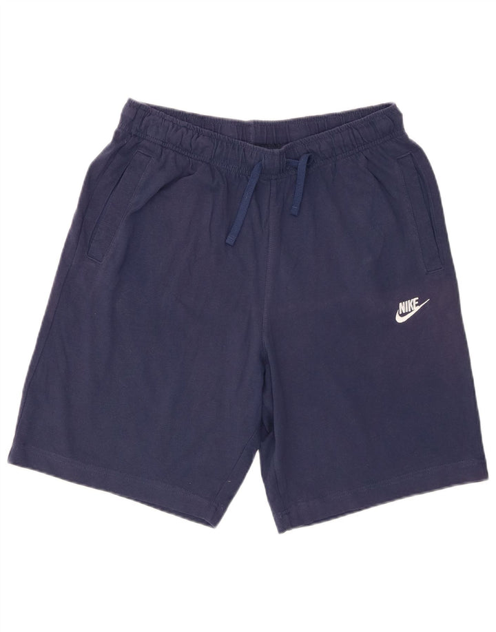 Pantalones cortos deportivos Puma para hombre de algodón azul marino mediano