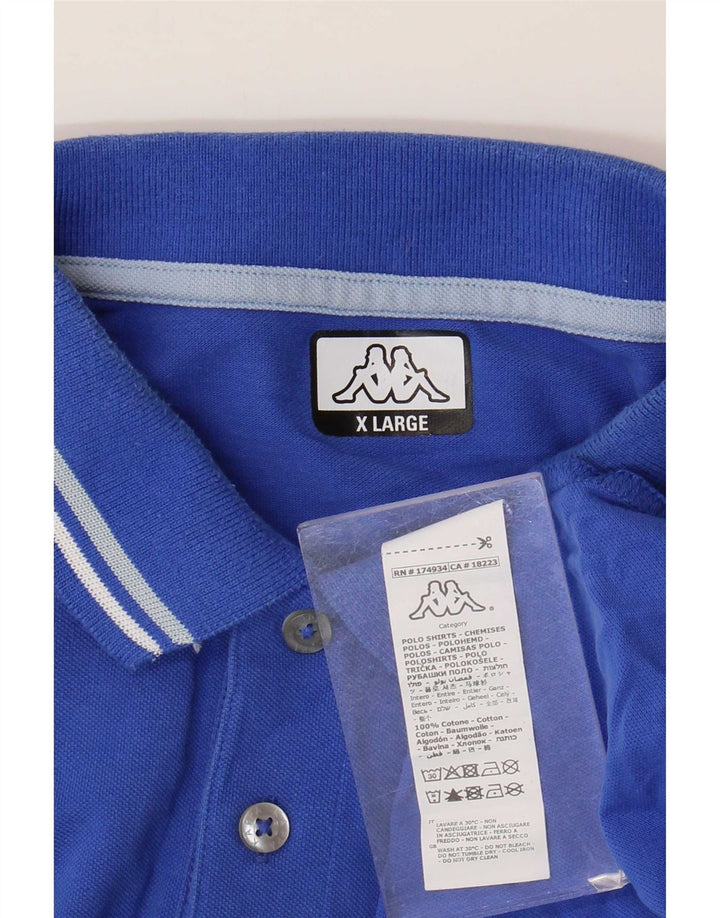Kappa Polo Hombre XL Algodón Azul