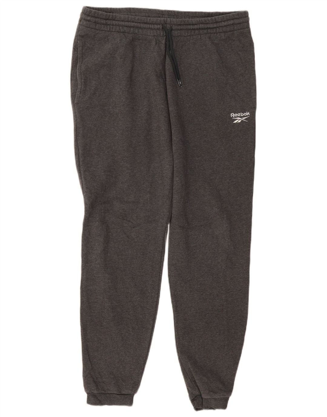 REEBOK Pantalones de Chándal para Hombre Joggers Large Gris Algodón