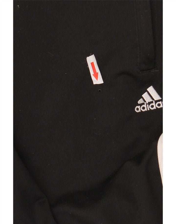 Adidas Pantalones de chándal para hombre UK 40/42 Medium Negro Poliéster