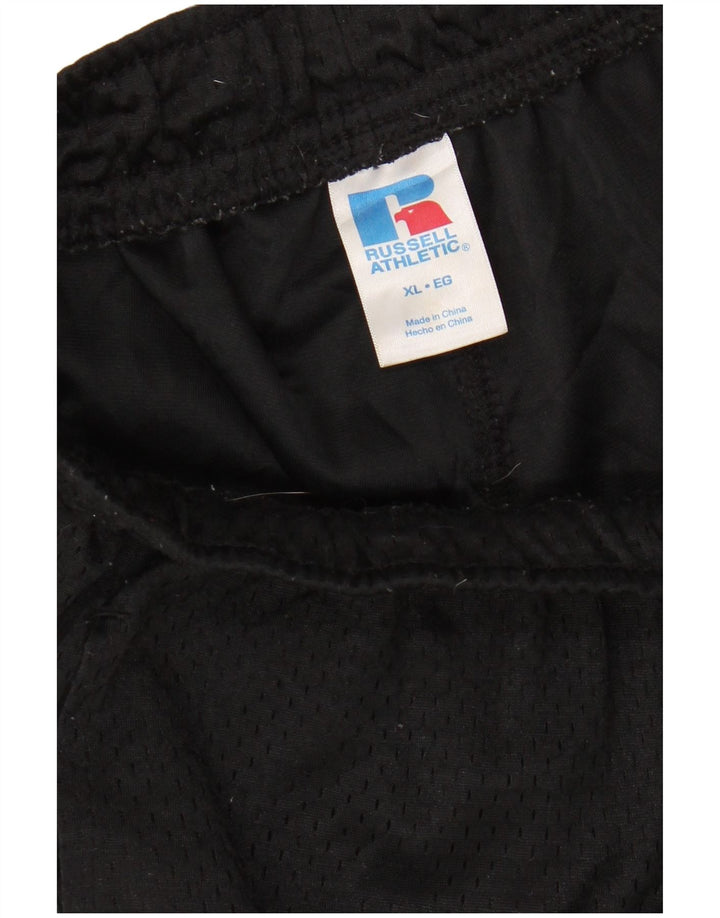 RUSSELL ATHLETIC Shorts deportivos para hombre XL Negro Poliéster