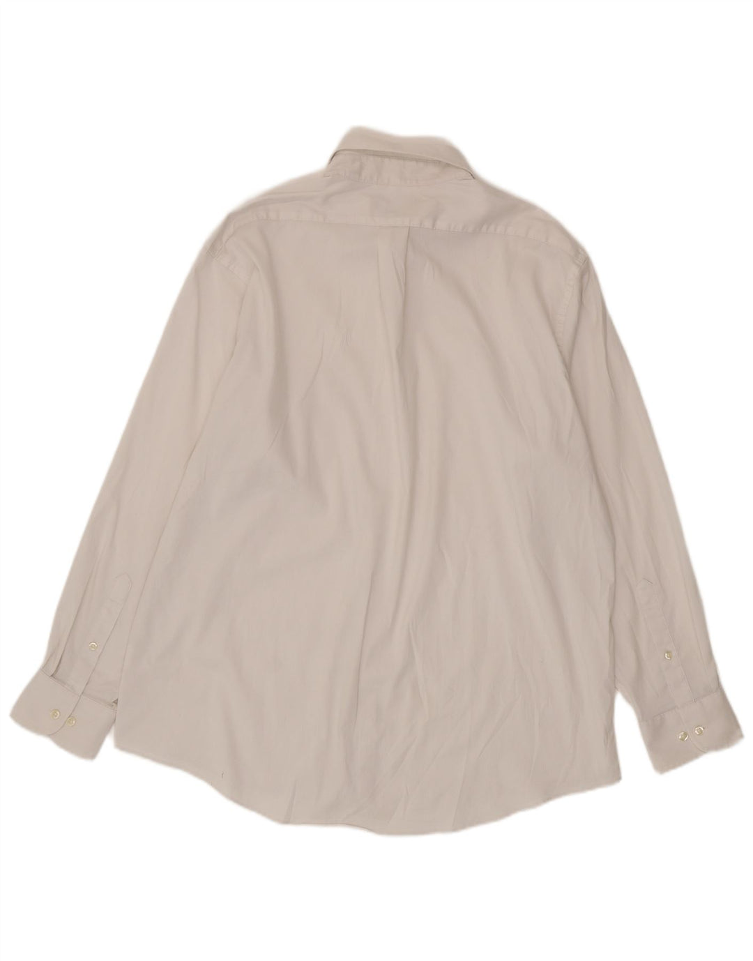 Chaps Camisa de ajuste regular para hombre, talla 17 1/2, algodón blanco grande