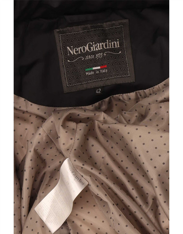 Nero Giardini Chaqueta Acolchada Mujer Con Capucha IT 42 Medium Negro Poliéster