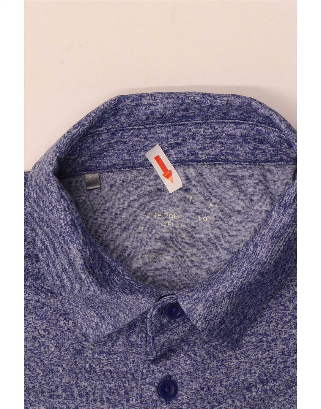 Under Armour Polo para hombre con rayas azules grandes