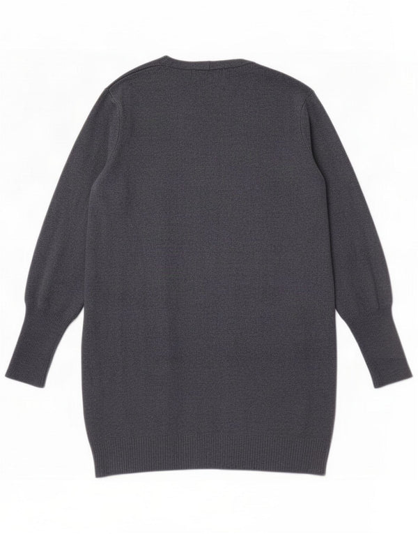 Marks & Spencer Suéter tipo cárdigan abierto para mujer UK 40 Small Azul marino Viscosa